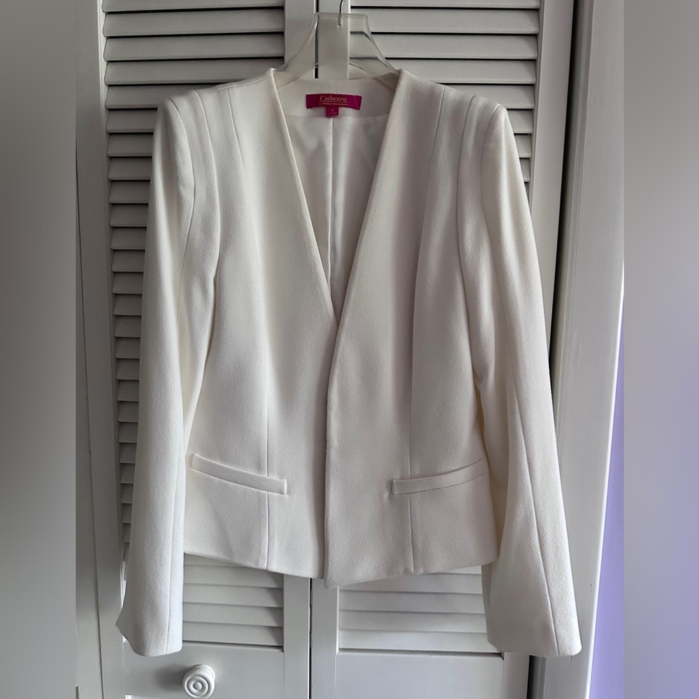 Catherine Malandrino cream jacket